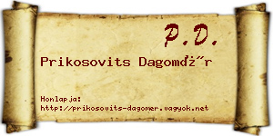 Prikosovits Dagomér névjegykártya